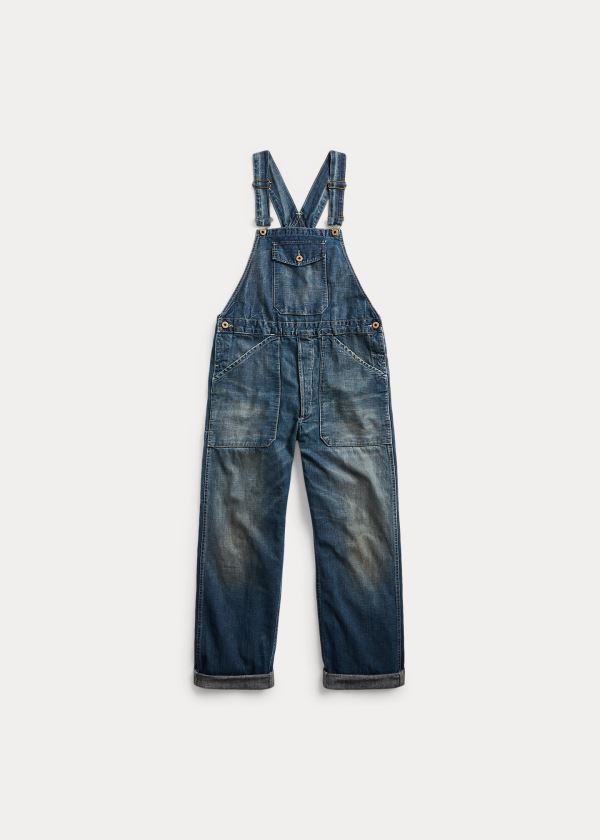 Ralph Lauren Denim Overalls Dame Danmark (GXBAY9534)